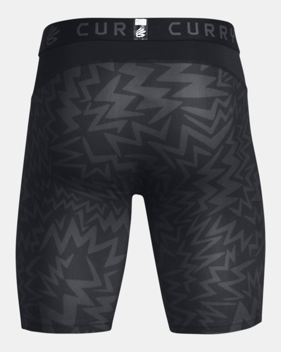 Men's Curry HeatGear® Printed Shorts in Black image number 4